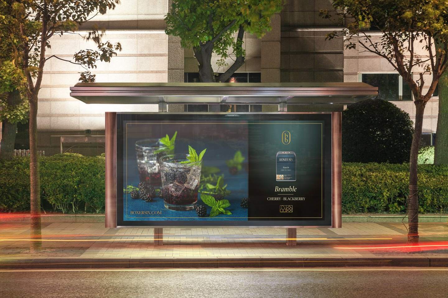 Bramble bus shelter