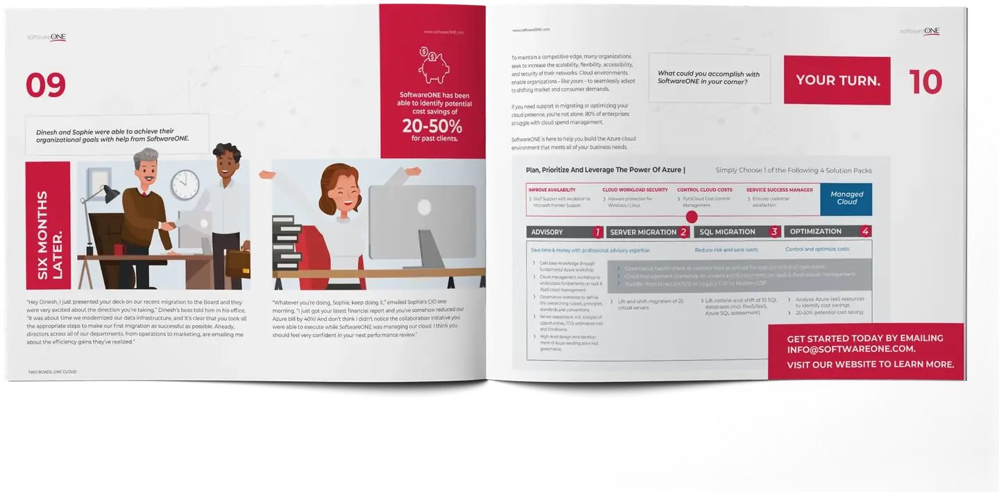 Chapters nine and ten spread with the service model