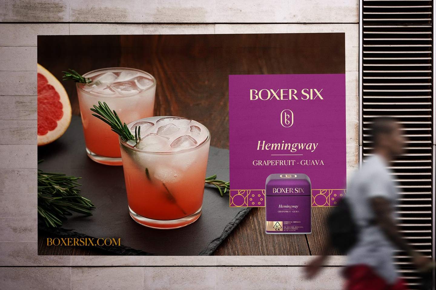 Hemingway street poster