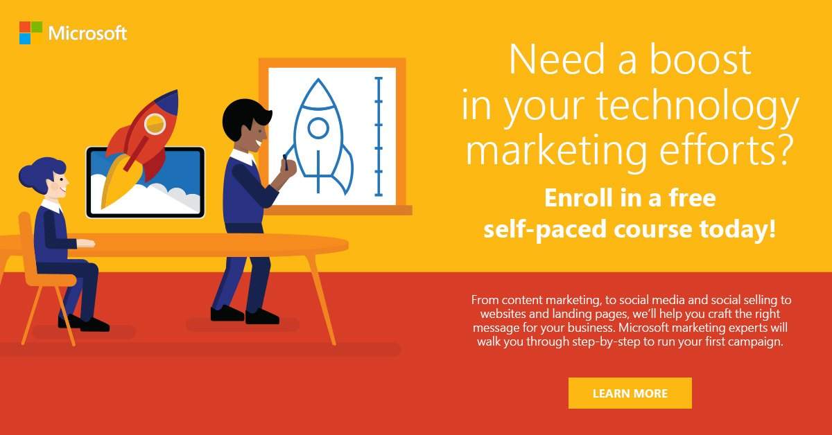 Need a boost in your technology marketing banner