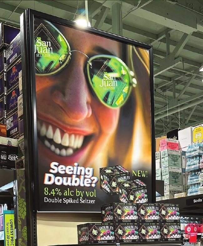 Seeing Double in store POP display