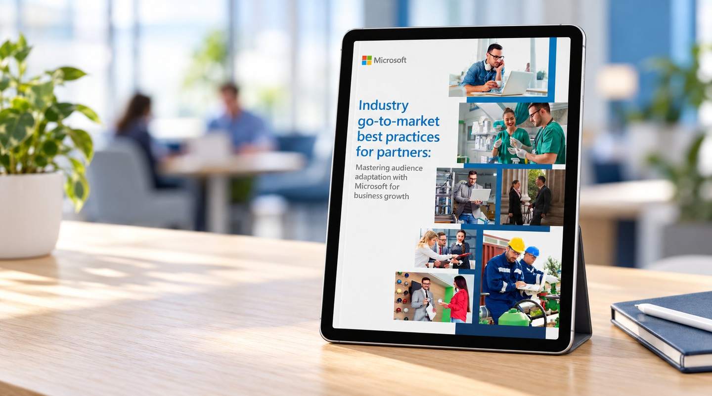 Microsoft industry guide spread