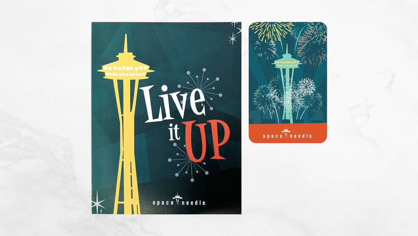 Live it Up gift card designs