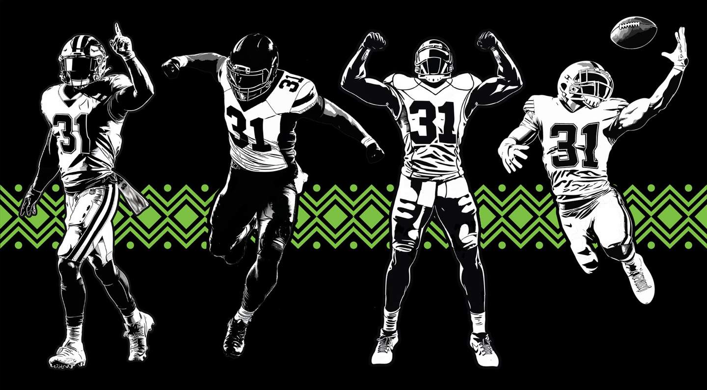 Kam Chancellor illustrations