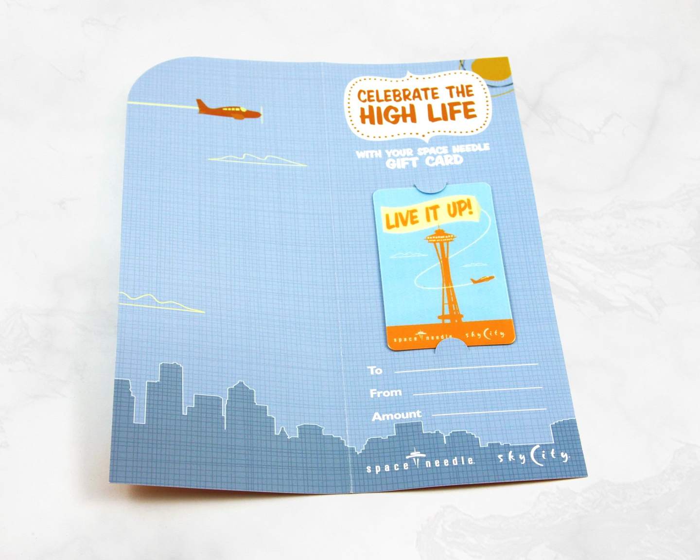 Celebrate the High Life gift card carrier