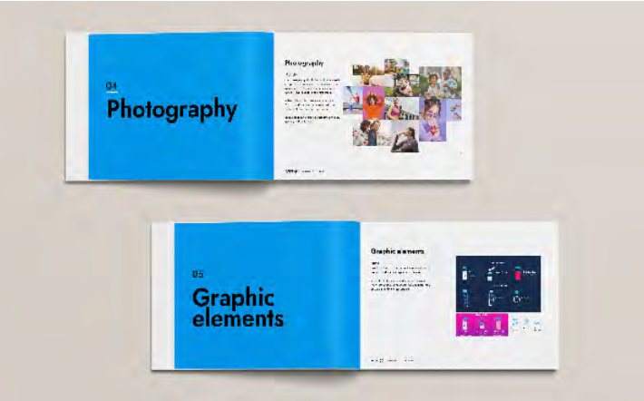 Zipfizz brand book photography and graphic elements
