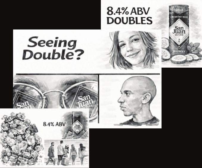 Seeing Double storyboard frames