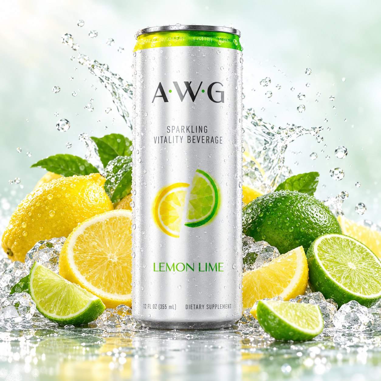 AWG Lemon Lime can